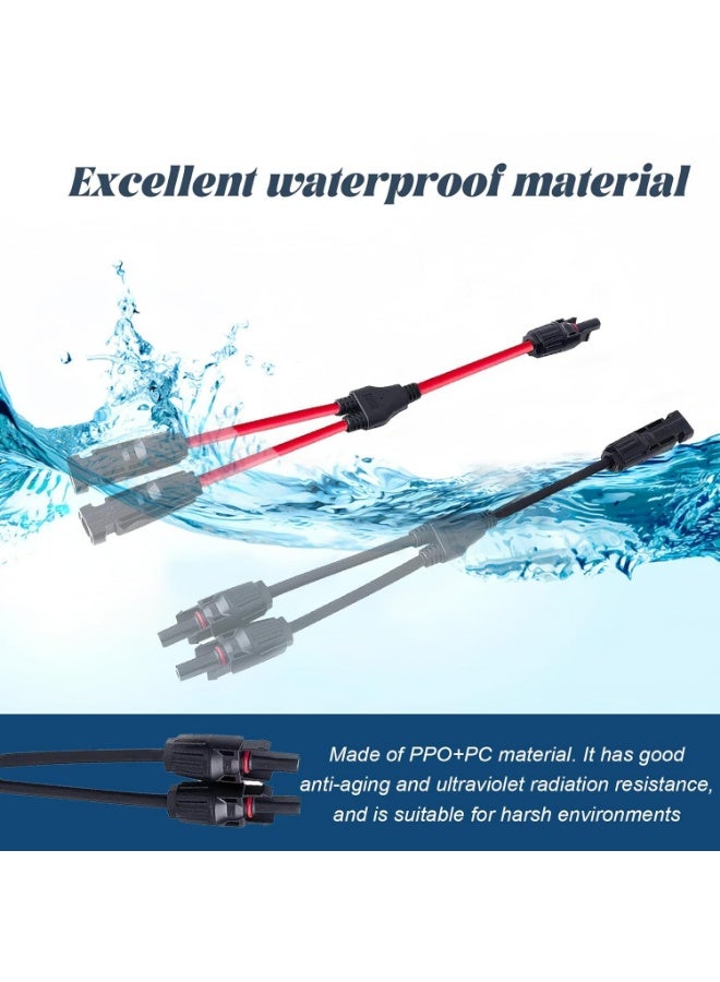 2PCS Y Branch Parallel Connector Solar Branch Adapter, Y Photovoltaic Connector Solar Panel Connectors - Image 4